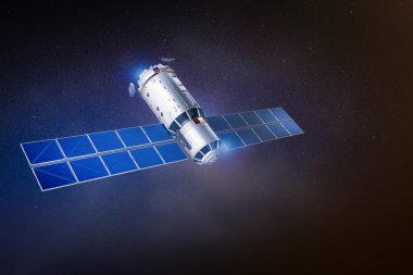 Dış uzayda güneş paneli olan 3D uydu antenleri hazırlanıyor