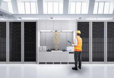 Mühendisle kuantum mühendisliği teknolojisi kalkan kapsülünde kuantum bilgisayar makinesi geliştirir. 