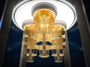 Laboratuardaki kalkan kapsülünde 3D kuantum bilgisayar makinesi oluşturuluyor