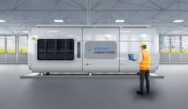 Engineer control energy storage system or battery container unit in factory