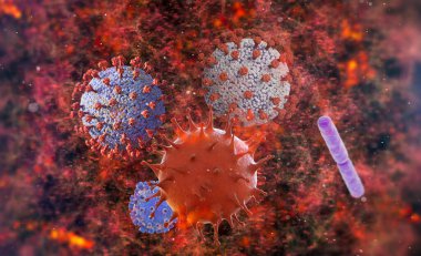 3D farklı türde virüs ve bakteri üretiyor.