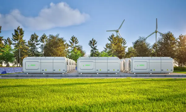 Sıfır emisyonlu 3d enerji depolama sistemi veya pil kabı birimleri grubu