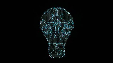 Dijital bağlantıdan ilham almak için devre ampulü