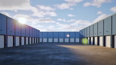 Ambar dış kapılar ile