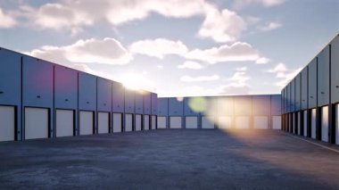 Ambar dış kapılar ile