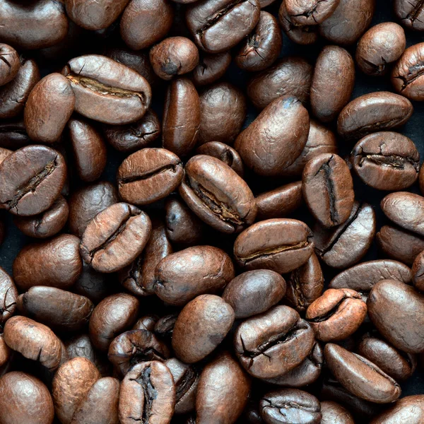 Frische Kaffeebohnen Als Hintergrund Oder Textur — Stockfoto