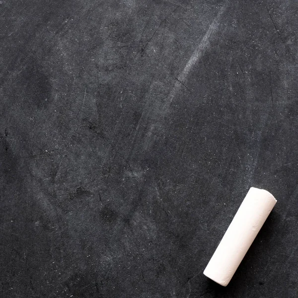 Empty School Chalk Board Wooden Table Empty Space Enter Text — Stock Photo, Image
