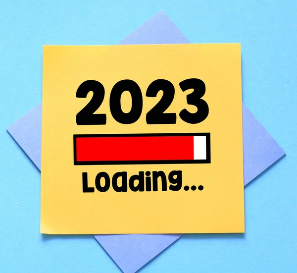 2023 Loading Business Goals New Year Concept — ストック写真