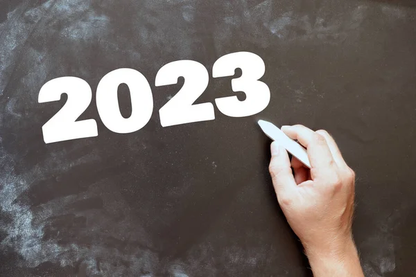 2023 Chalk Board — Stock Photo, Image