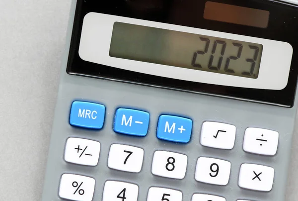 2023 Ekranie Kalkulatora — Zdjęcie stockowe