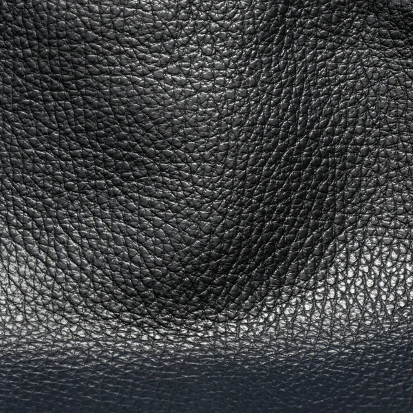 Black Leather Material Texture Use Background — Stock Photo, Image