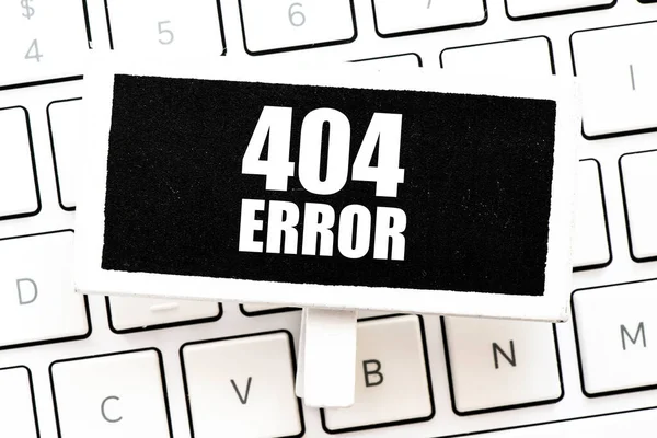 404 Hatalı Kelimelerin Kapanışı Web Kavramı Fikri — Stok fotoğraf