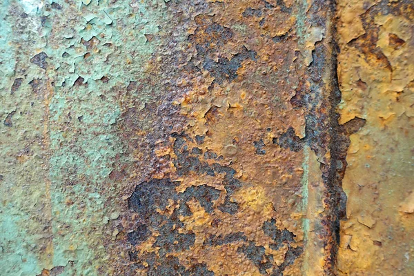 Metalen Roest Als Achtergrond Textuur — Stockfoto