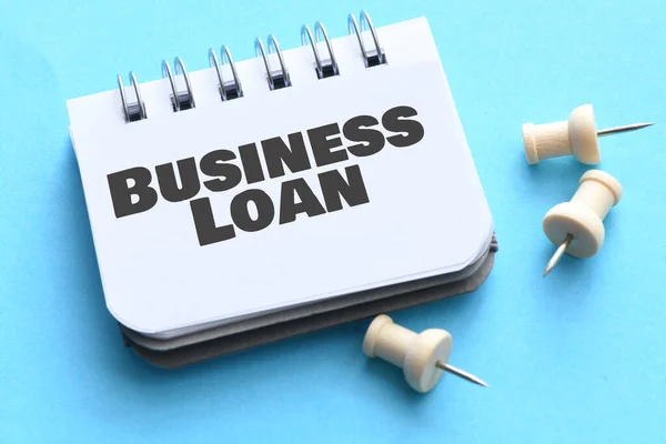 Business Loan Text Geschäftskonzept Hintergrund lizenzfreie Stockbilder