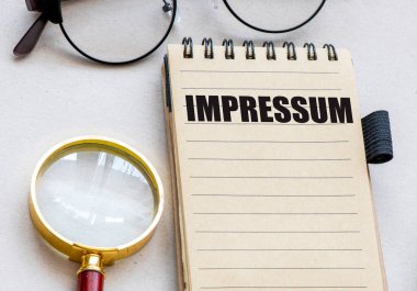 Bir ofis defterine (bizim hakkımızda, kişiliğin Almancası) yazılacak bir etki..