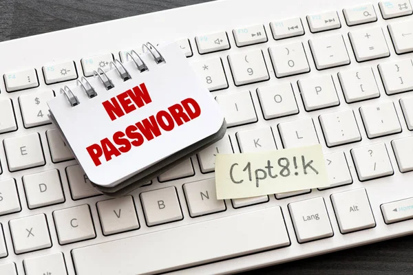 Password Forte Debole Tempo Cambiare Password Accesso — Foto Stock