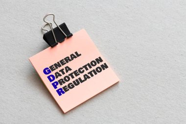 Gdpr. veri koruma yönetmeliği. Siber güvenlik ve Gizlilik.