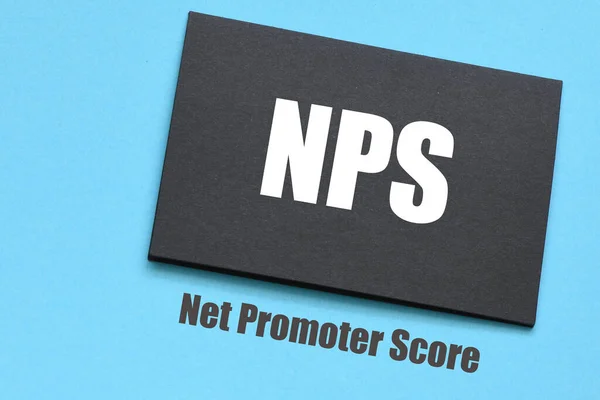 Concetto Parola Nps Net Promoter Score — Foto Stock