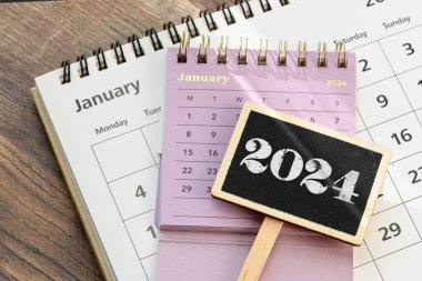 Dijital pazarlama kavramları, iş ekibi ve hedefleri ile 2024 plan