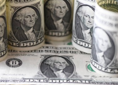 İşletmede arka plan olarak kullanılmak üzere bir dolar..