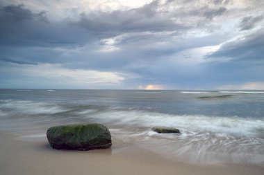 Baltık Denizi ve Sahili manzarası.