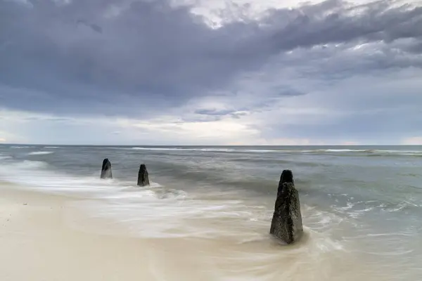 Krajobraz Morza Bałtyckiego Plaży Obrazy Stockowe bez tantiem