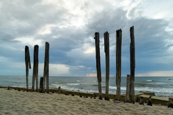 波罗的海和海滩的景观 图库照片