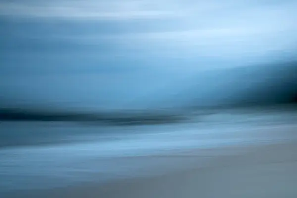 Abstrakcyjny Krajobraz Morza Bałtyckiego Plaży Zdjęcie Stockowe
