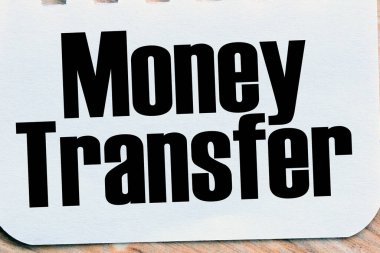 Ufacık bir kağıda para transferi kelimeleri..