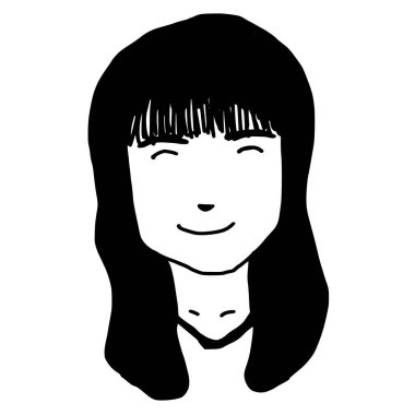 İnsanlar elle minimalist avatar çizgi film tasarımı çizerler