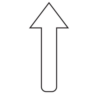 Ok simgesi simgesi tasarımı