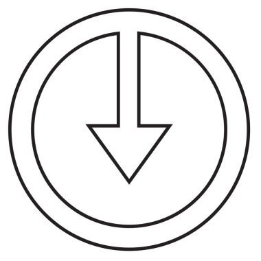 Ok simgesi simgesi tasarımı