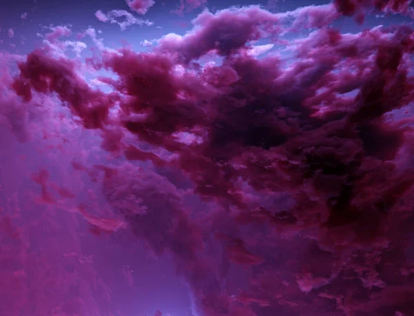 銀河における星雲 3Dアニメーション ストック写真