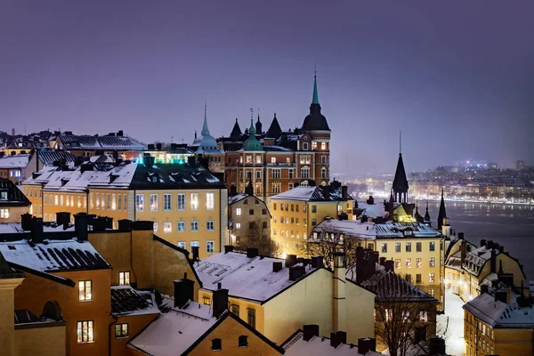 Sodermalm District Area Central Stockholm Sweden Stock Picture