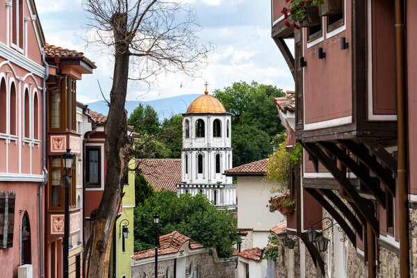 The old town of city of Plovdiv, Bulgaria