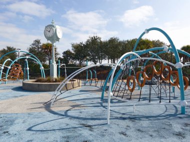 View of a playground at Maritime Park in Pensacola, Florida