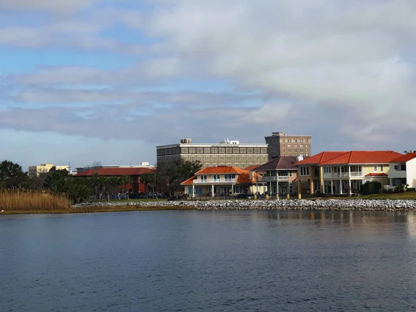 Vista Port Royal Centro Cidade Pensacola Flórida — Fotografia de Stock