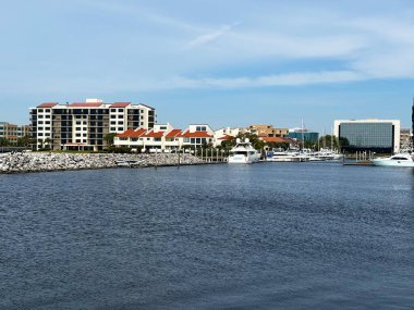 View of downtown Pensacola on Pensacola Bay, Florida