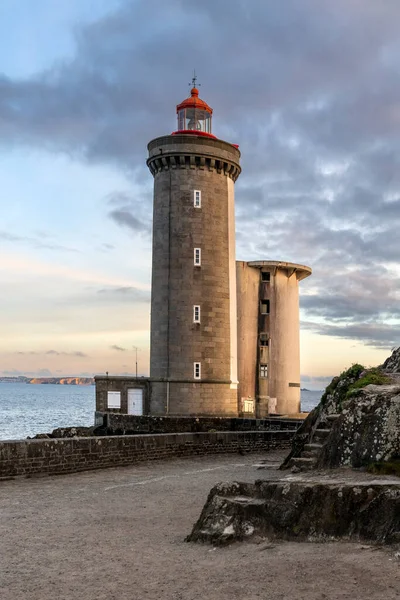 Plouzane Brittany Kuzey Fransa Daki Deniz Feneri Phare Petit Minou — Stok fotoğraf