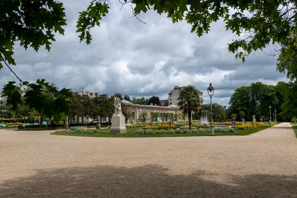 Thabor Gardens Ligger Rennes Offentlig Park Spridd Över Tio Hektar — Stockfoto