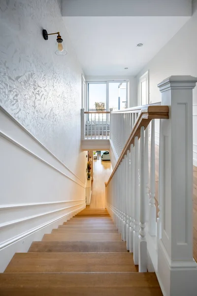 Modern Interior Design Corridor Upper Floor — Stock Photo, Image