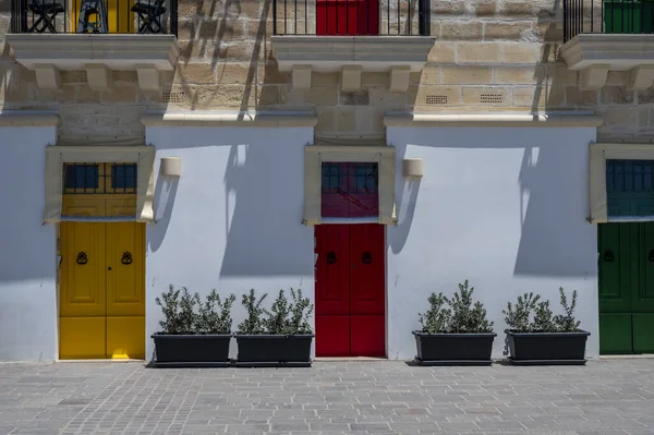 Traditionell Maltesisk Arkitektur Marsaxlokk Malta — Stockfoto