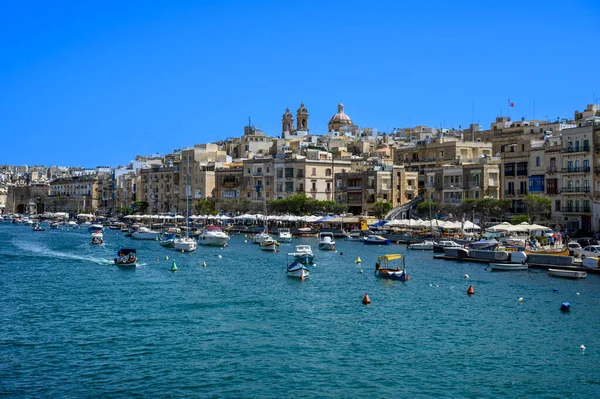 Yachten Yachthafen Von Valetta Der Hauptstadt Von Malta — Stockfoto