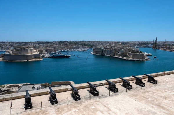 Blick Auf Valletta Die Hauptstadt Der Insel Malta — Stockfoto