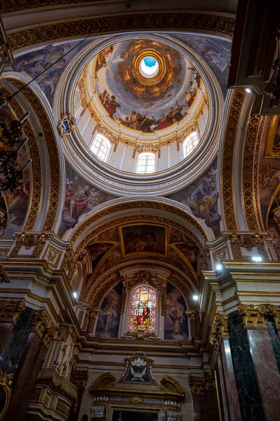 Metropolitan Cathedral Saint Paul Mdina Malta — Stock Photo, Image