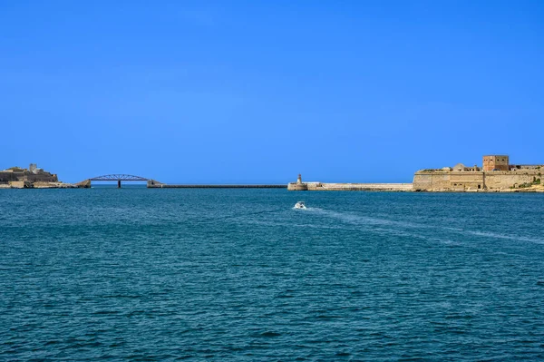 Port Wejścia Valletta Stolica Malty — Zdjęcie stockowe