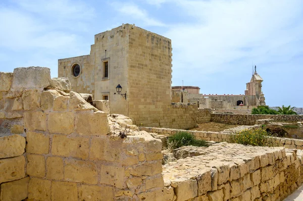 Kale Malta Nın Gozo Adası Ndaki Victoria Şehrindeki Eski Kasaba — Stok fotoğraf