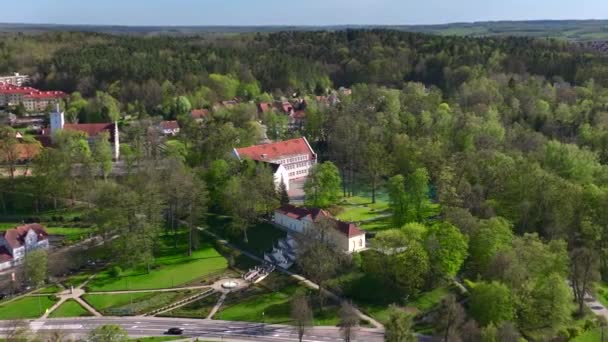 Lidzbark Warminskikrasicki Orangery Lidzbark Bir Barok Klasik Bahçe Pavyonu Olan — Stok video