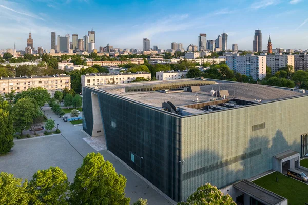 Warschau Polen Mai 2023 Erhöhte Ansicht Des Historischen Museums Der — Stockfoto