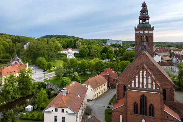 Lidzbark Warminski市最初被称为黑尔斯堡 从1350年到19世纪 它是瓦尔米亚的首府 也是它以前最大的城市 — 图库照片